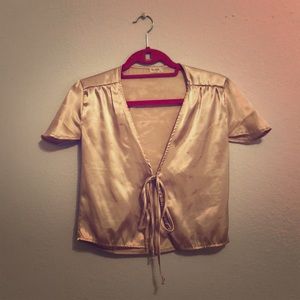 Brandy Melville Silk Blouse